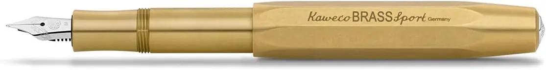 

Premium Brass Fountain Pen with Fine Nib, Smooth Writing Experience for Everyday Use
