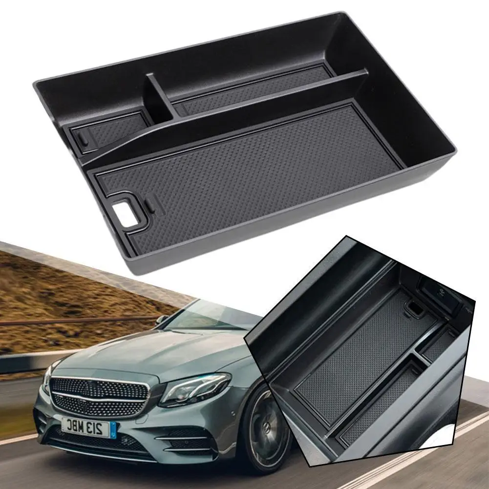 مركز وحدة التحكم درج منظم لمرسيدس اكسسوارات E260L E300L مسند الذراع الثانوي وحدة التحكم صندوق تخزين السيارة الداخلية L0A1