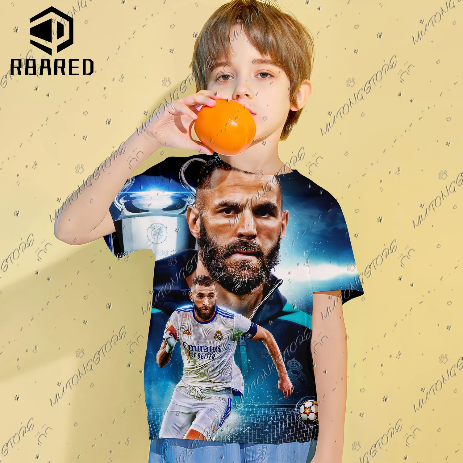 تي شيرت مريد ثلاثي الأبعاد بنجمة مطبوعة للأطفال ، توبات بأكمام قصيرة ، ملابس أولاد عصرية ، عمر 4-14 سنة ، جديد ، #5