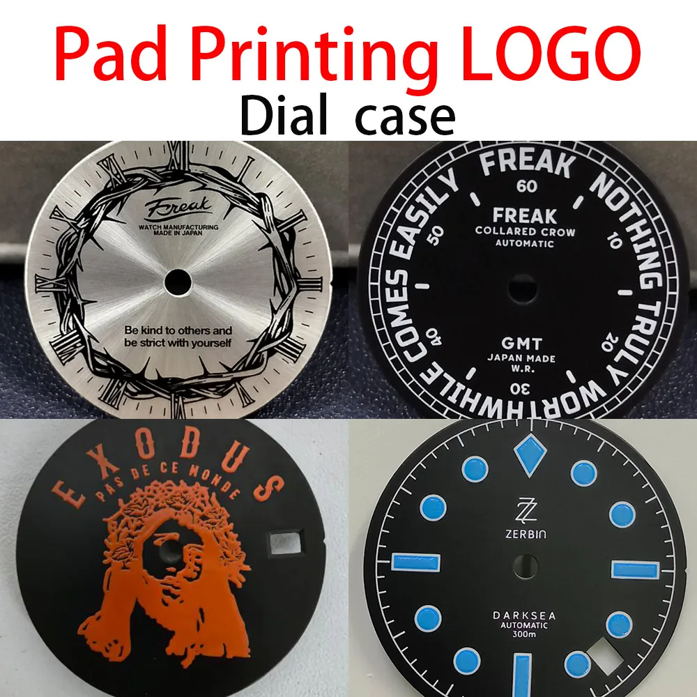 28.5mm 29.8mm 31.8mm Blank Watch Dial  matte Watch Faces Black Color white for NH35 Movement matt golssy Watch Dial Parts