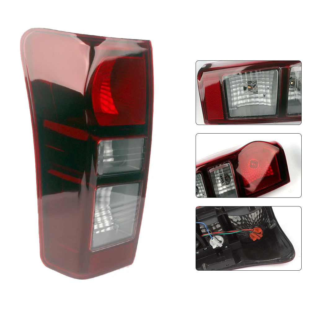 Car Rear Tail Light Assembly For Isuzu DMax D-Max 2012-2016 2017 2018 2019 With Wire Harness Bulbs fog light Turn signal lamp
