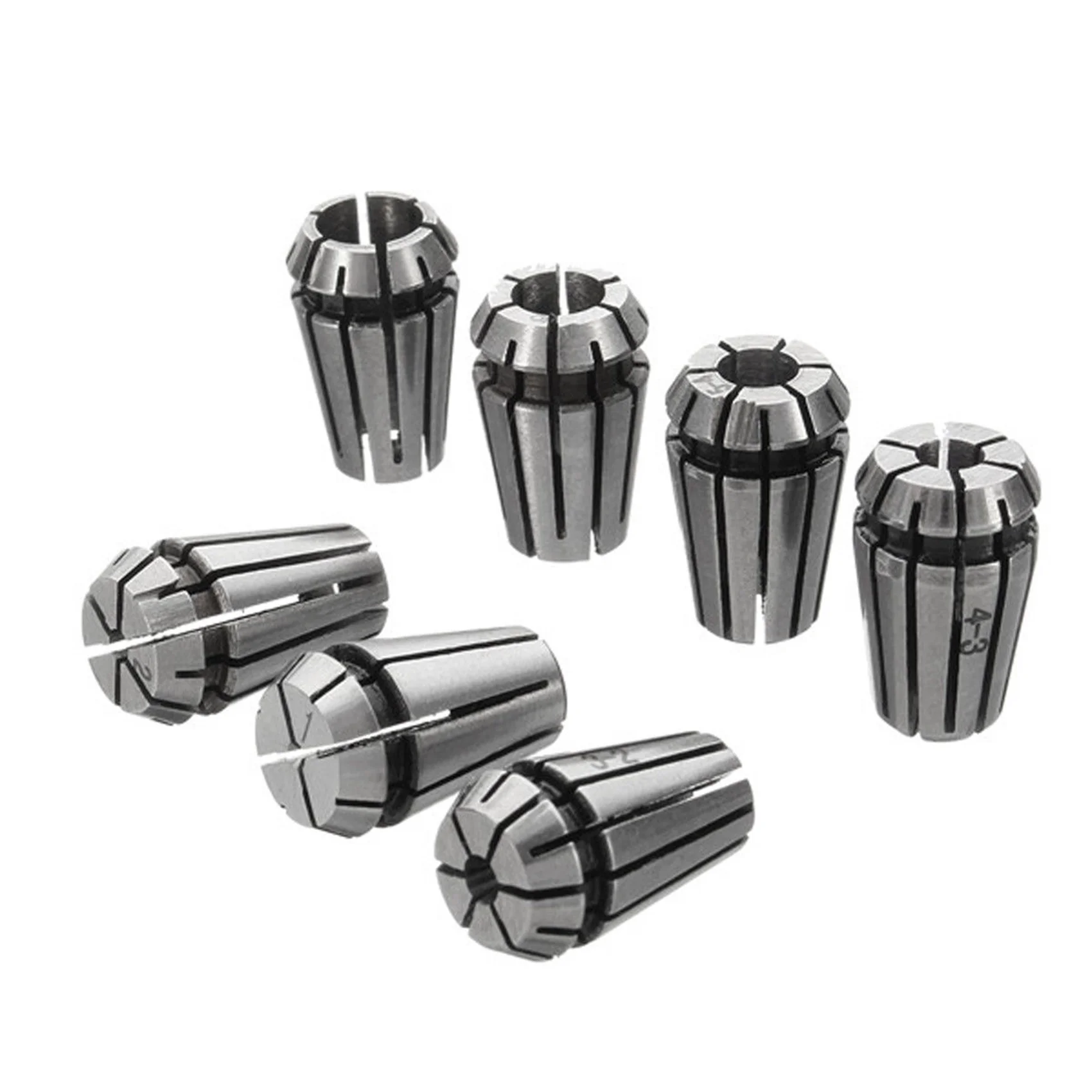 14Pcs ER11 1-7Mm Spring Collets With ER11A 5Mm Motor Shaft Holder Extension Rod