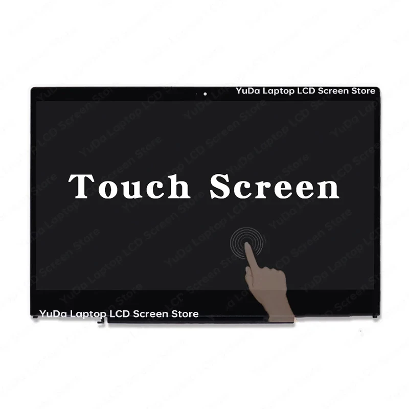 14 Inch Laptop LCD Touch Screen For HP Pavilion x360 14-CD 14M-CD 14T-CD Display Digitizer + With Frame Assembly Replacement FHD