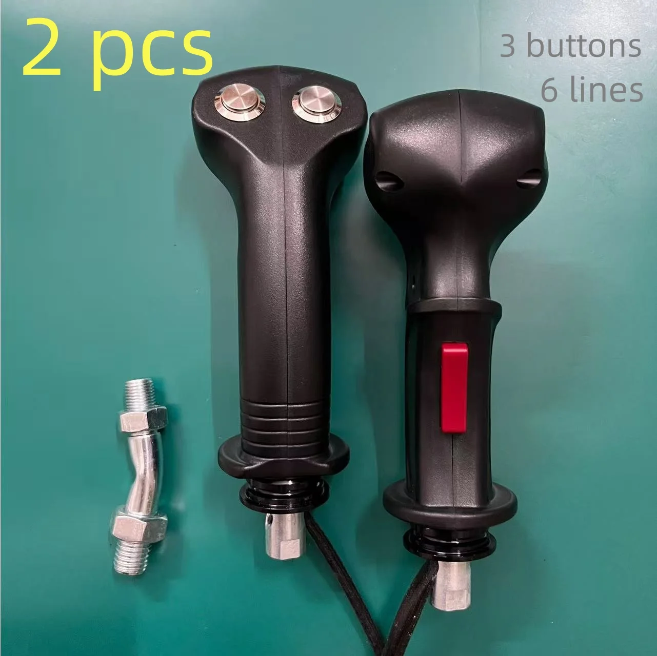 3 button Excavation clip grab logging ironstone agricultural harvester modified electronic control joystick handle parts