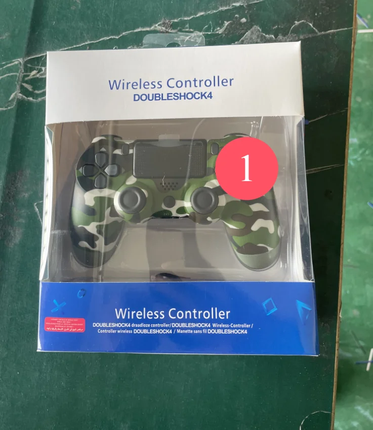 For Play-Station 4 Wireless Controller Sony P4 Gamepad Controller Simulated Six Axis Vibration Belt Packaging