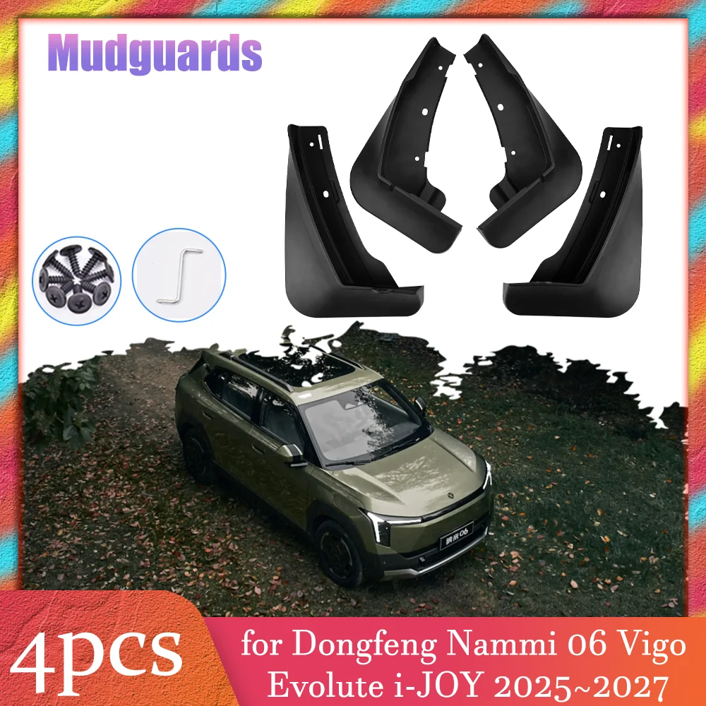 Garde-boue de voiture pour Dongfeng Nammi 06 Vigo Evolute i-JOY 2025~2027 – Accessoires de protection anti-éclaboussures et pare-boue