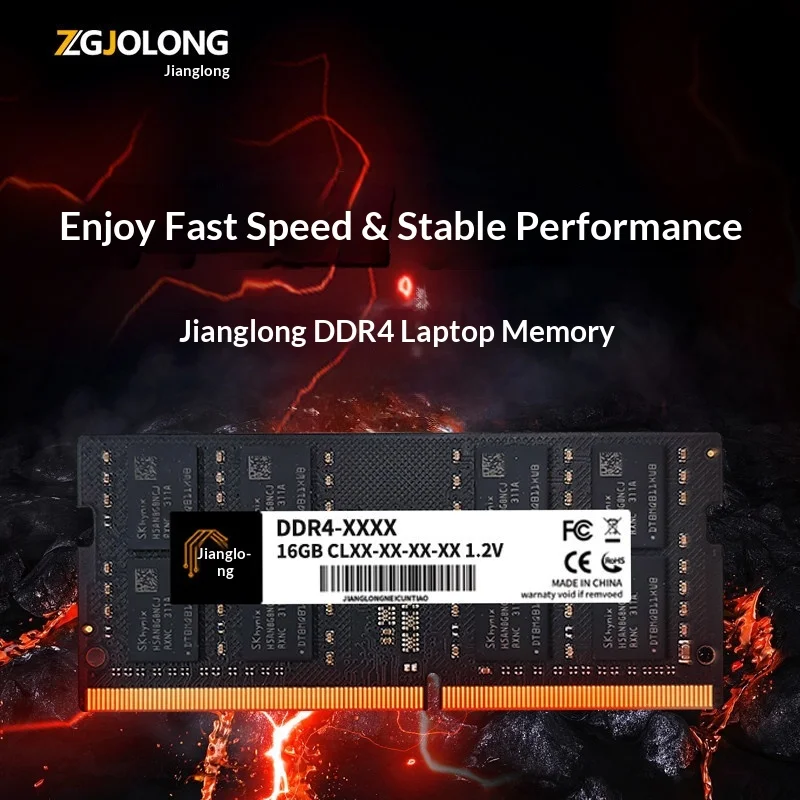 Zgjolong Ddr4 Laptop Ram 16GB 32GB 16GBX2 Dual Channel Hynix Chip 3200Mhz 2666Mhz High Speed Stable Gaming Memory