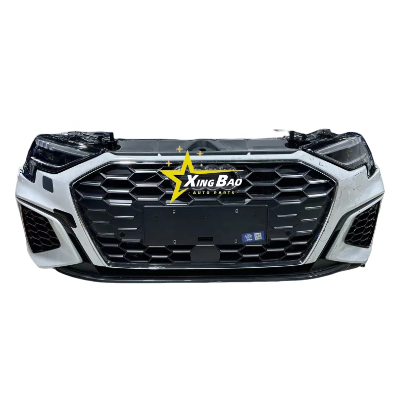 

Suitable for Audi A3 car bumper, front bumper grille, bumper lampshade grille body kit 2021-2022