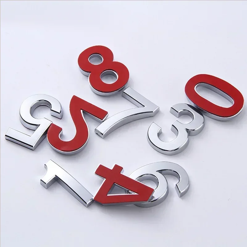 House Number Outdoor Sticker 3.5-12cm Apartment Self Adhesive Digits Hotel Office Address Residential Door Plate address numbers