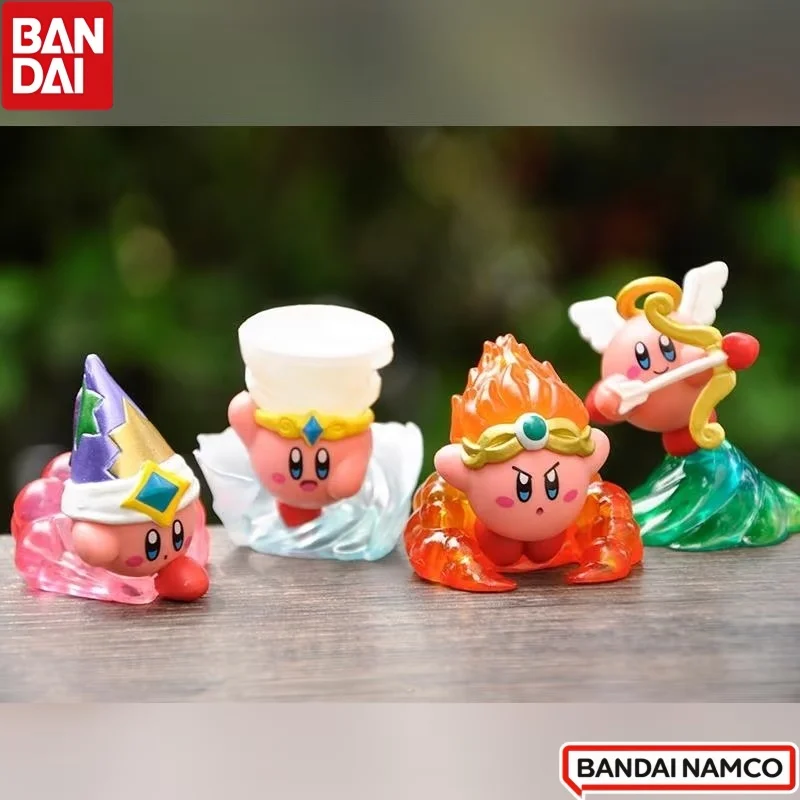 Figura Coleccionable de Kirby Gashapon de Bandai, Capacidad de Copia, Colección 2, Figura de Kirby Rosa Adorable de Nintendo, Decoración de Escritorio, Juguete Coleccionable Gacha