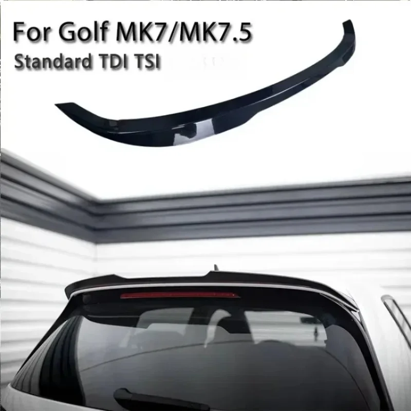 For Vw Golf MK7/MK7.5 TDI TSI  2012-2020 Maxton Style Car Rear Boot Roof Spoiler Cap Rear Trunk Roof Spoiler Wing Bodykit Tuning