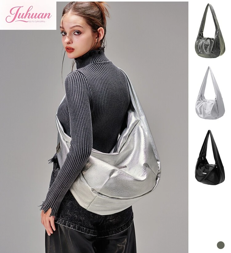 2025 New Large-capacity Neutral Wind Bags Daily Commuter Dumpling Bag Women's Messenger Bags Niche Light Tote Bag Excursions