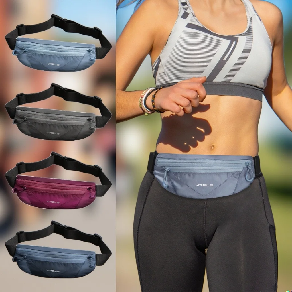 Waterproof Running Belt Marathon Jogging Sports Waist Pack Phone Bag for Men Women Cycling Outdoor Fitness