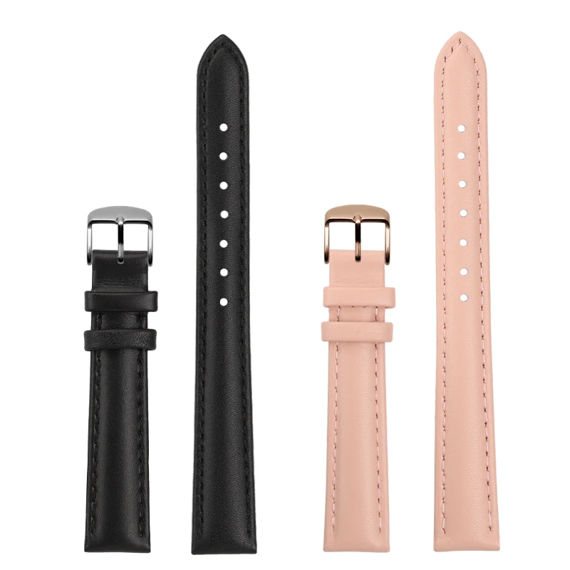 For Garmin Lily 2 bracelet 8-color quick release leather strap  girls Ins style smart replace watch band pin/butterfly buckle