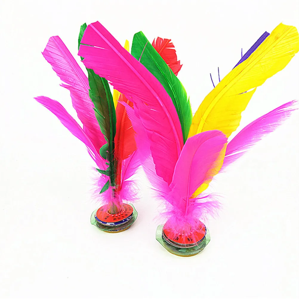 

Набор из 6 разноцветных воланов для игры в кикшотбол: премиум-качество для тренировки мышц, развития гибкости, многопользовательских матчей, легкий вес