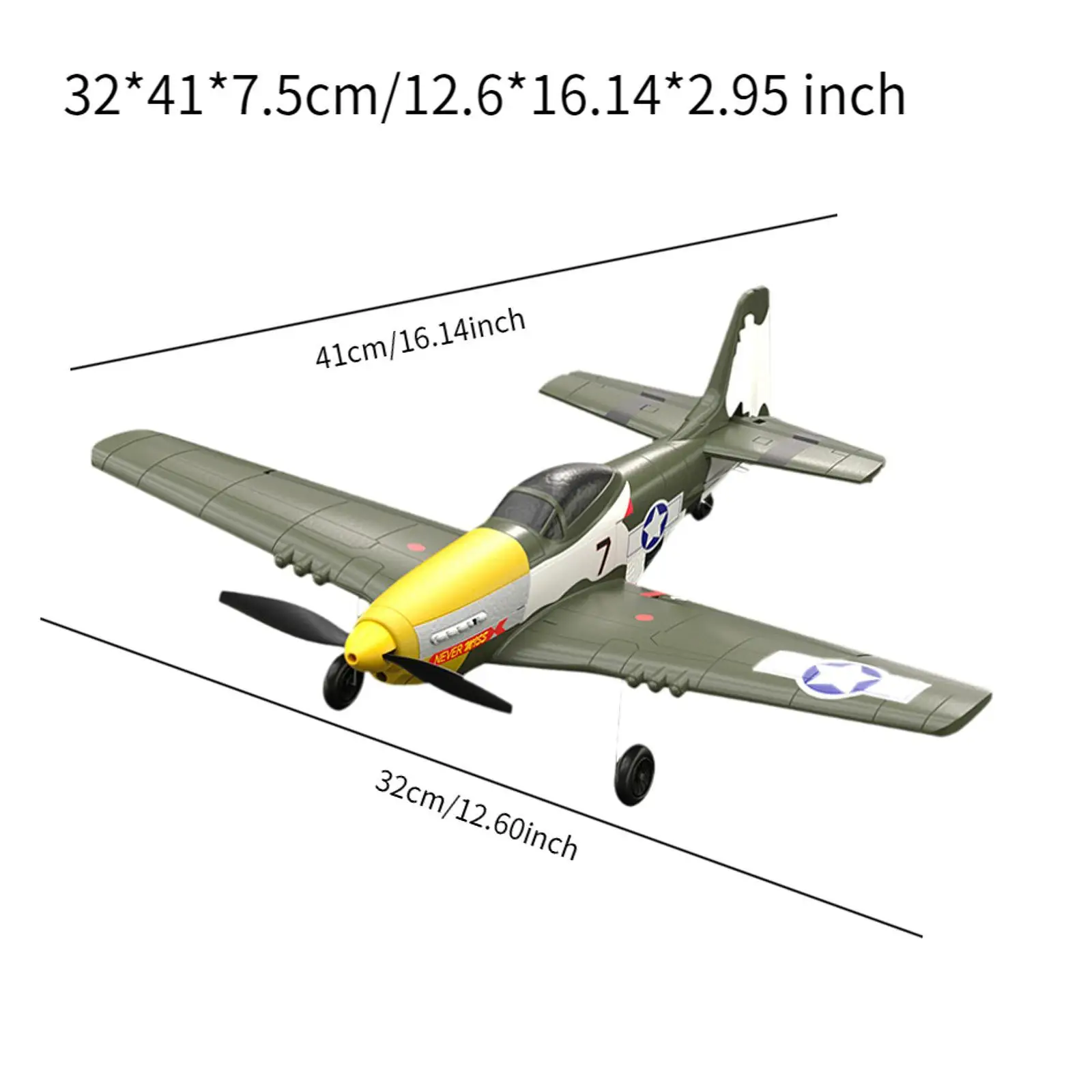 RC Plane Toys 4CH Model Remote Control Airplane for Beginners Children Kids