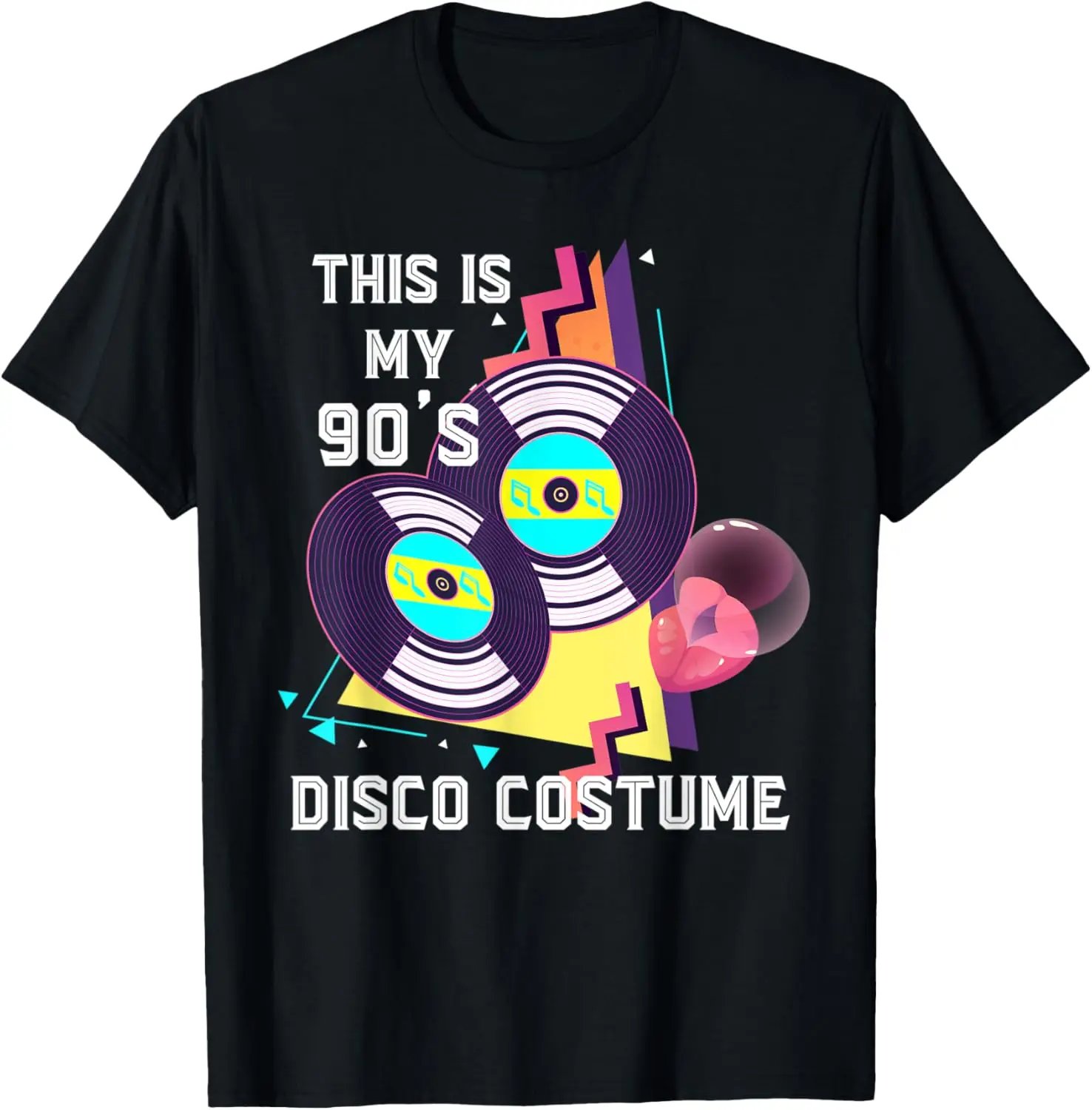 This Is My 90s Disco Costume Funny Nineties Party 90s T-Shirt