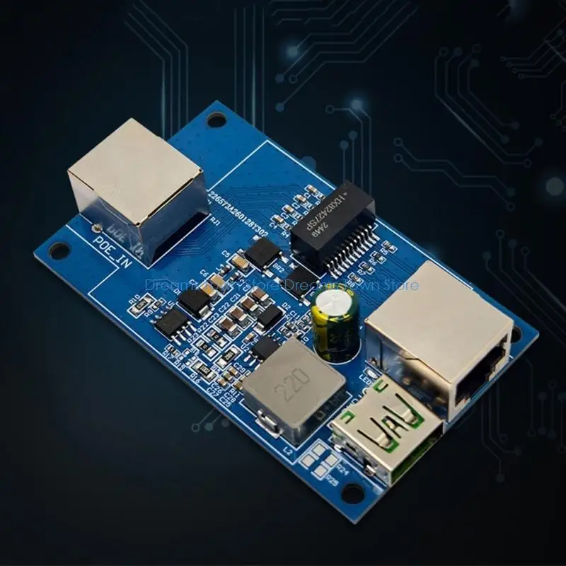  POEs To Gigabit Ethernet And USB 5V Separator Module For Industrial Automation With Plug And Play Design And Wide Compatibility