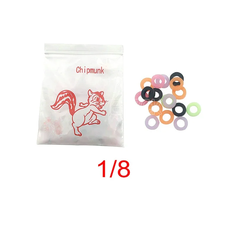 500pcs=5 Bags Colorful Dental Orthodontic Elastics Rubber Bands Ligature Ties 6.5OZ Latex Braces Traction Ring
