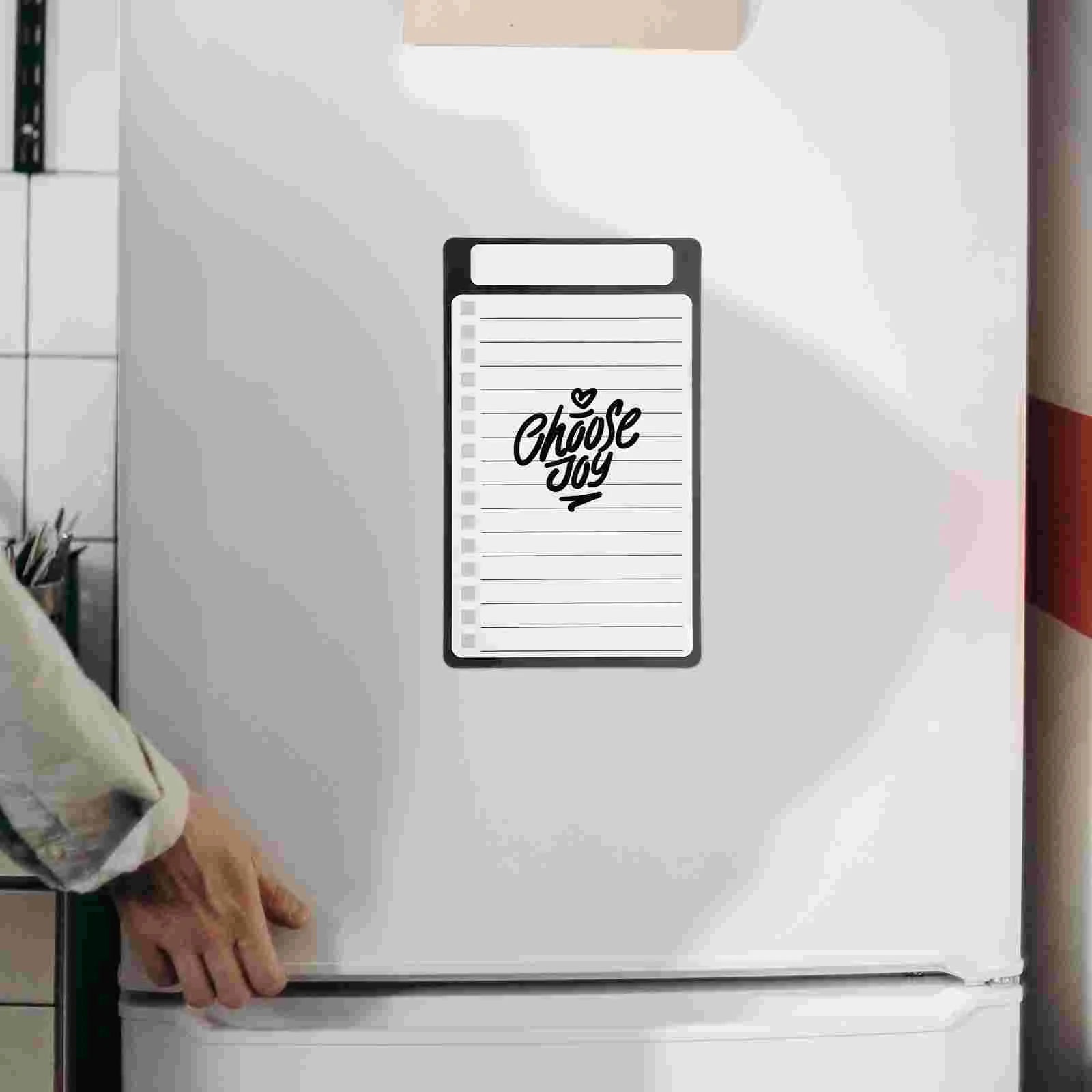 Magnetic Notepad PET Material Smooth Writing Whiteboard Fridge Memo Grocery List Pad Refrigerator Note Printing Product