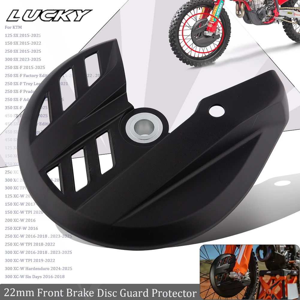 22mm Front Brake Disc Guard Protector For KTM SX SXF XC XCF 125 250 300 350 450 Motorcycle Accessories Brake Cover Motorcycle
