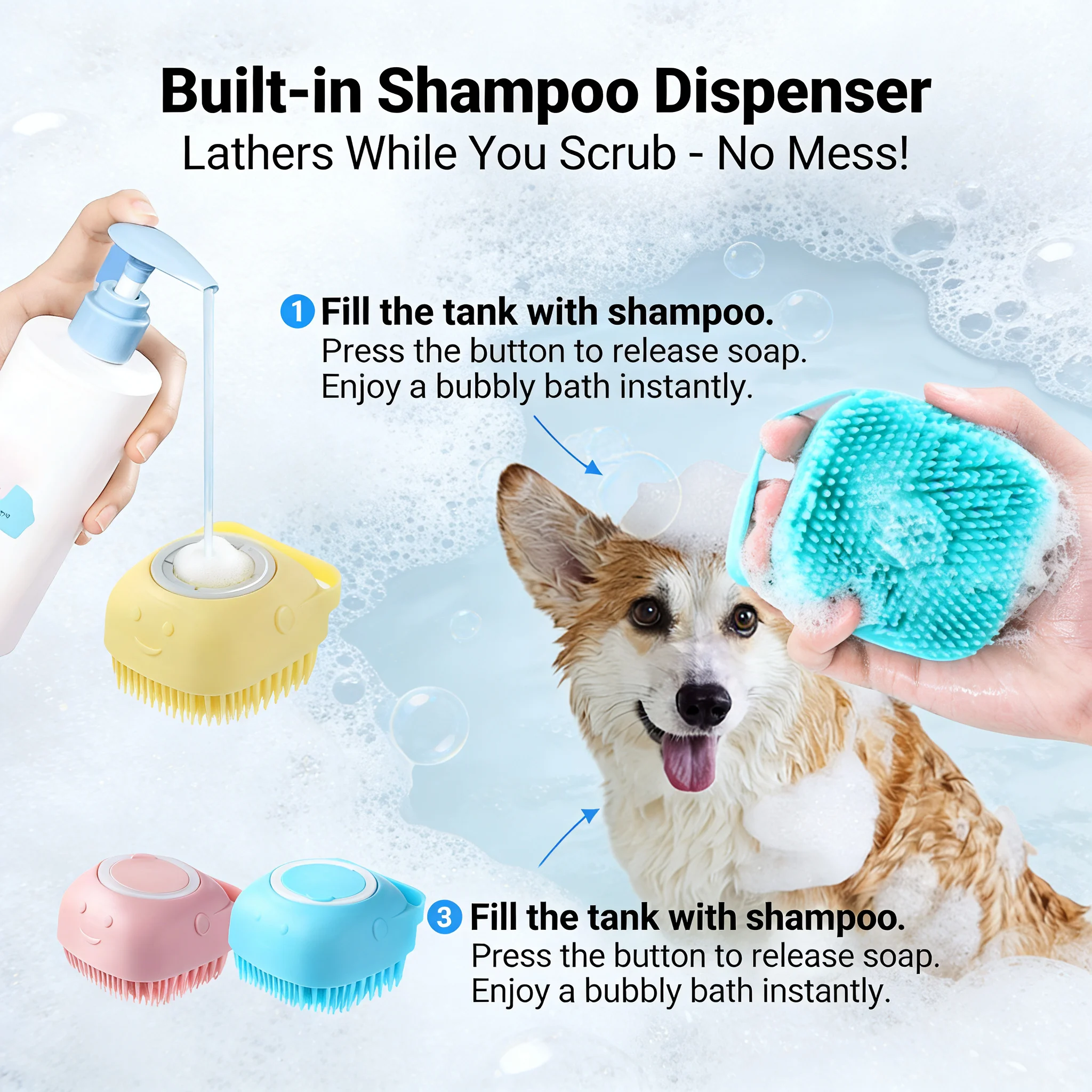 Thumbnail 4 - #16 Dog Bathing Brushes Comparison Guide
