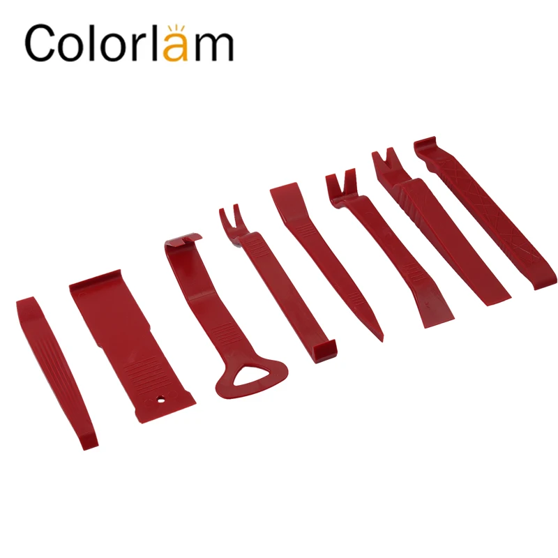 

Colorlam 16PCS Car Trim Removal Tool Kit Set Car Panel Door Audio Trim Removal Interior Disassembly Tools Fastener Remover