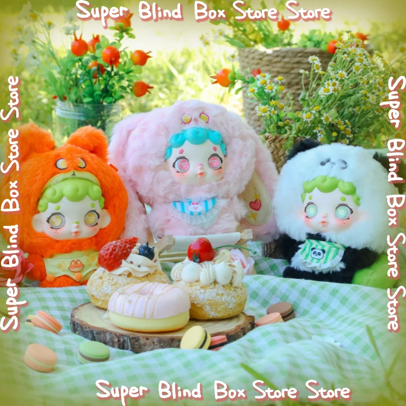 

Подлинная новая серия Qimiao Luli с инфильтрацией животных, виниловая кукла с лицом, загадочная коробка, кавайный модный милый детский подарок на день рождения