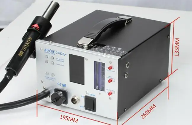 2026 Hot air gun soldering iron suction gun Lead Free Soldering Station Repair Rework Station Electric welding machine 2702A+