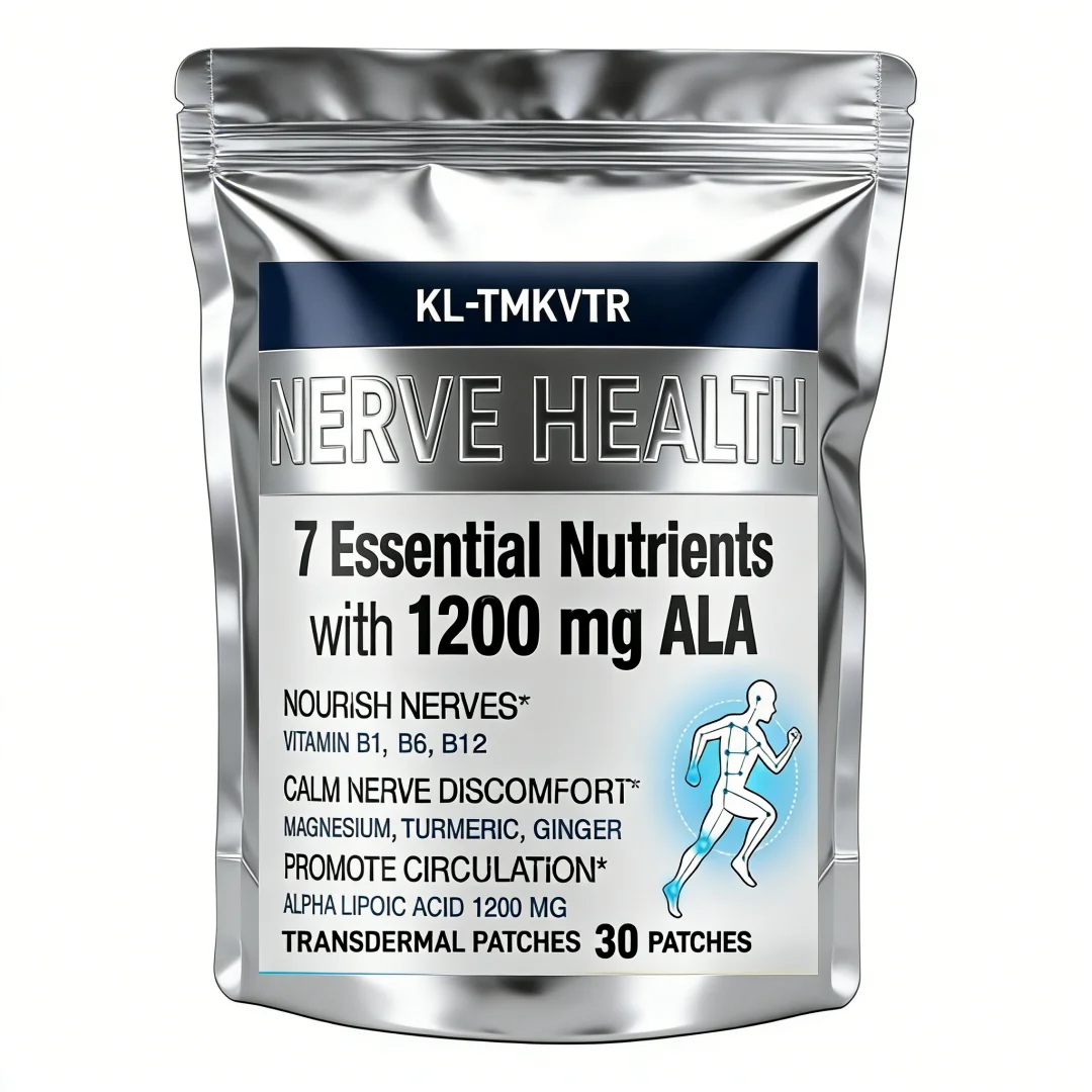 30 Patches Nerve Health Neuropathy Sciatica Support Transdermal Patches to Fortify Nerve Health and Function