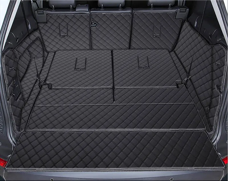 Goede Kwaliteit! Volledige Set Auto Kofferbak Matten Voor Land Rover Discovery 5 2022-2017 7 Zetels Duurzaam Boot Tapijten Mat Cargo liner Cover