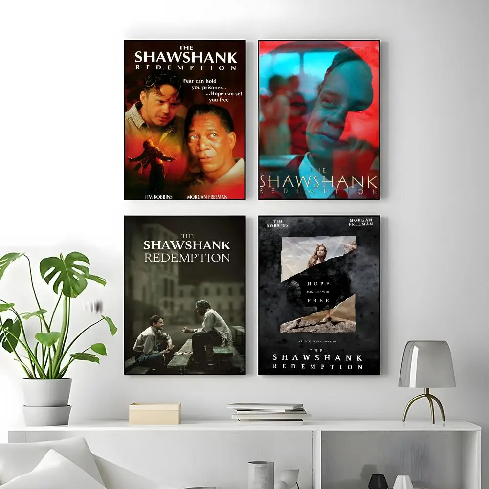 T-The Shawshank Redemption Poster Poster High Quality Wall Art for Home Office Bedroom Living Room Perfect