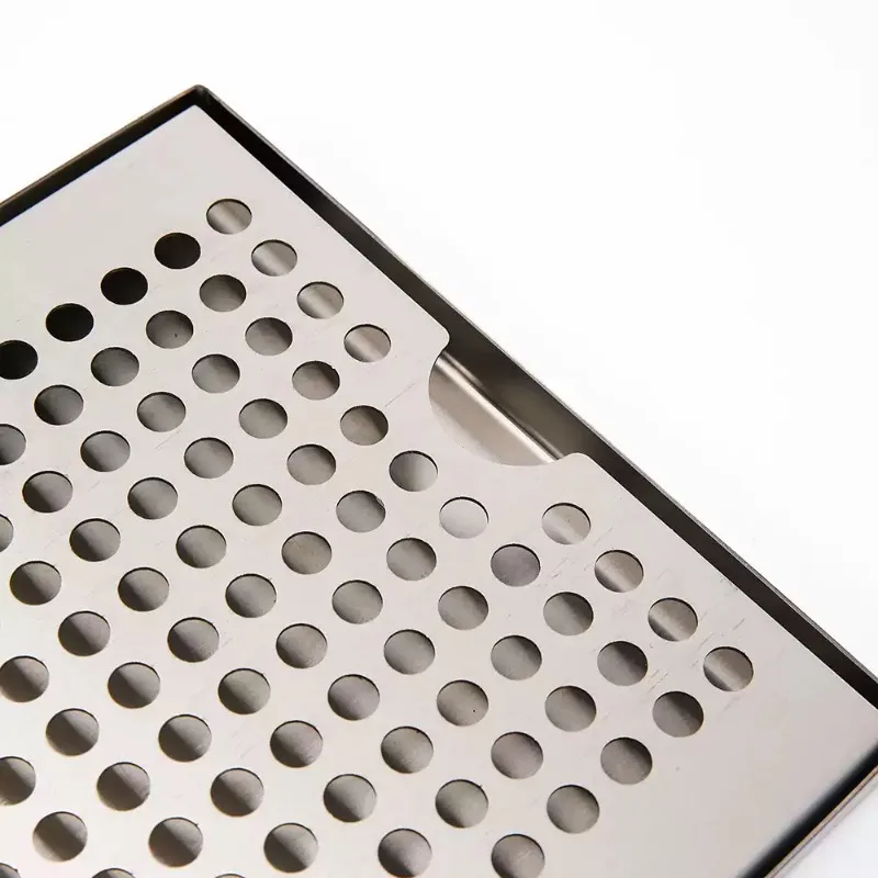 1pcs Stainless Steel Rectangular Drip Tray 60cm Multifunctional Beer Column Water Draining Plate