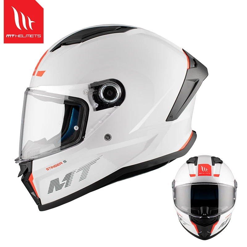 casco mt helmet MT STINGER 2 Motorcycle Helmet men women all Seasons Universal Motorcycle  Full Helmet DOT ECE Certification cascos para moto