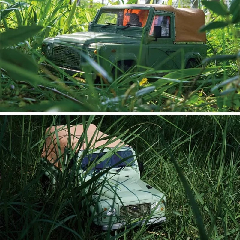 เปลือกหุ้มรถจำลอง ระยะฐานล้อ 275 แบบเปลือกแข็ง สำหรับรถบังคับวิทยุ 1/10 รุ่น D90 แบบกระบะ อุปกรณ์เสริมสำหรับการอัพเกรด