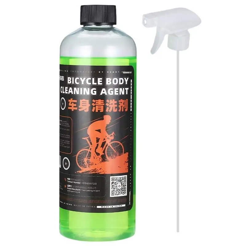 Cycle Degreaser Cleaner 500ml High Foam Cycle Body Cleaner Non-Corrosive Tough Dirt Remover Drivetrain Cleaning Spray With