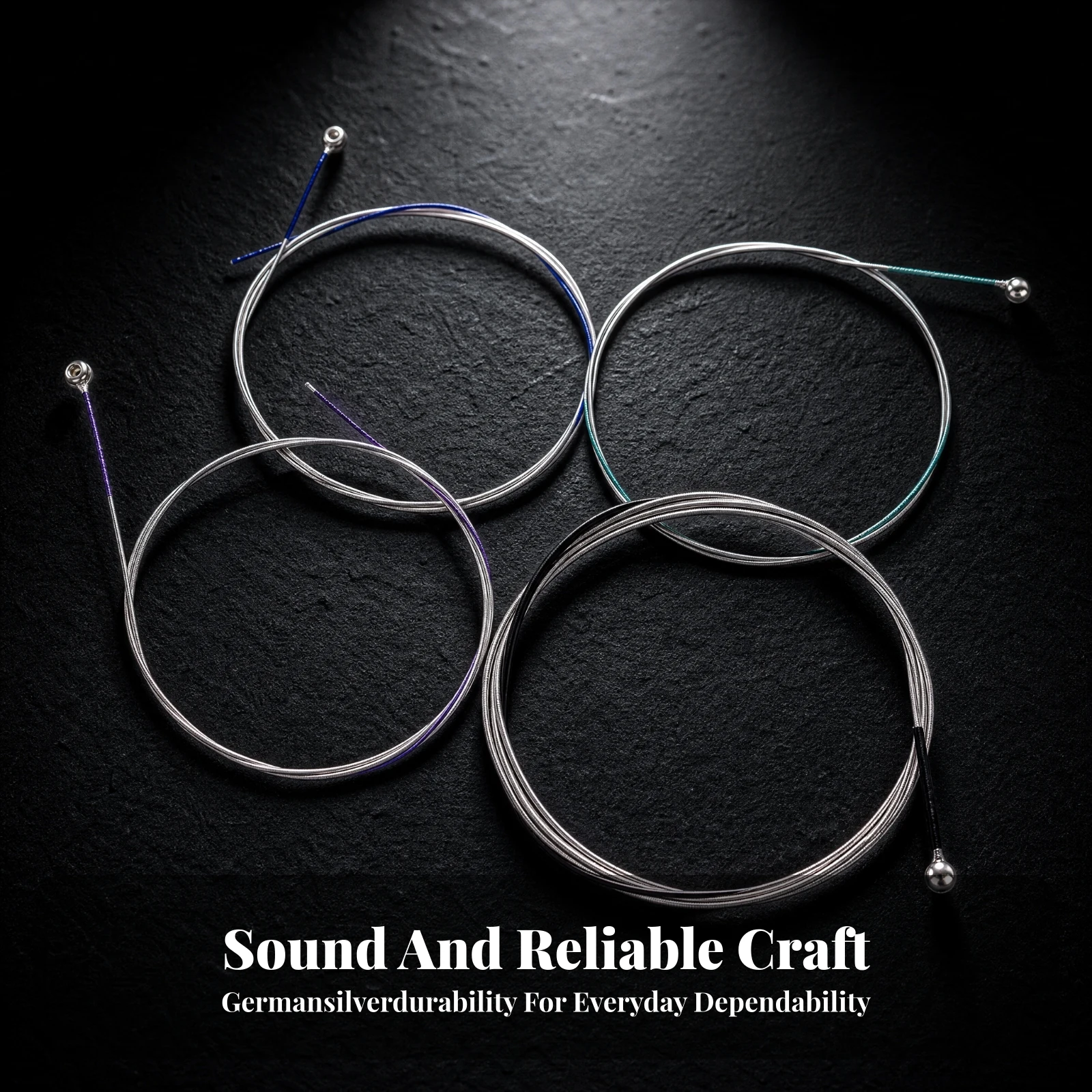 4 Pieces AV30 Cello Strings Responsive Cello Strings with Nickel-Plated Ball Ends Resonant Warm Tone for Practice, Lessons