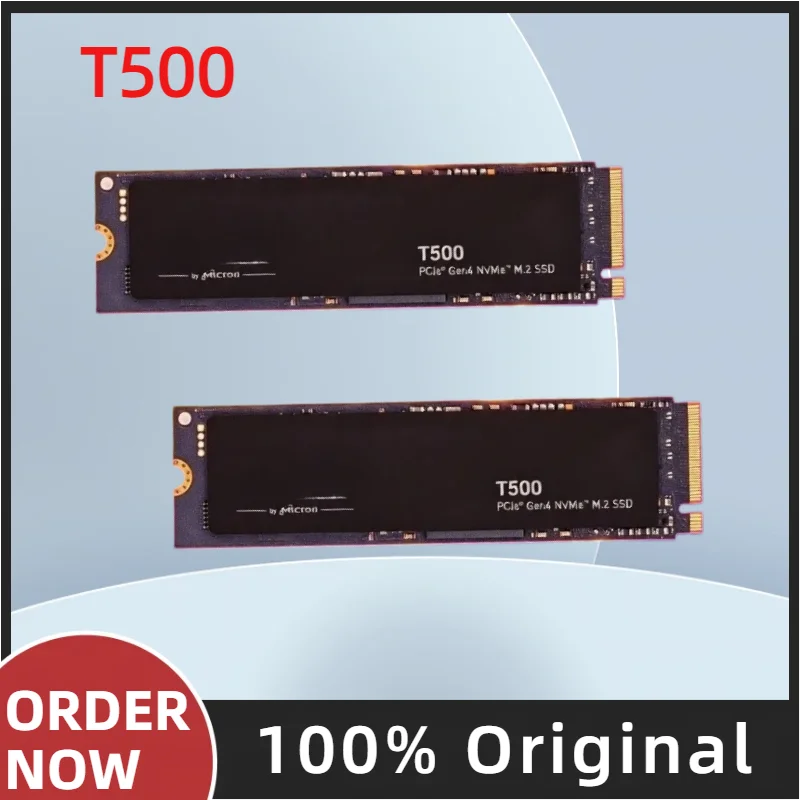For Crucial T500 PCIe Gen4 NVMe SSD TLC NAND Max 7300MB/s 1TB 2TB Drive For Creators Gamers Laptop Desktop PC