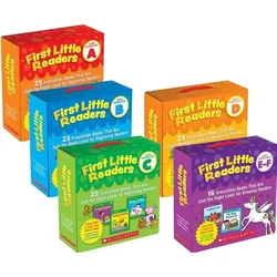 Level A-H First Little Readers Booklets Parent Pack Guided Reading Irresistible Books Kids Learning English Book Montessori