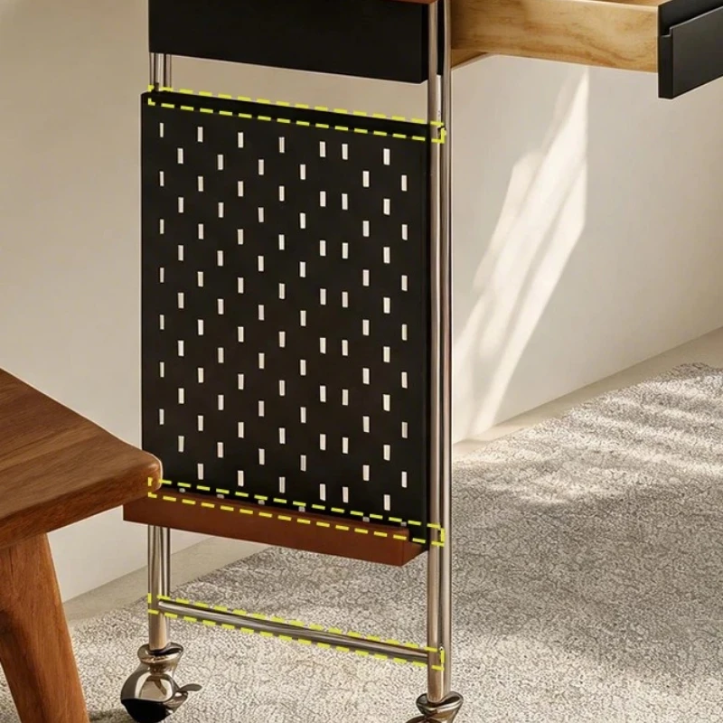 Corner desk with drawers Double solid wood desk L-shaped household bedroom removable computer desk