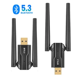 150m USB Bluetooth Adapter Bluetooth 5.3 Transmitter 20m Wireless Audio Receiver USB Dongle Adapter For PC Computer