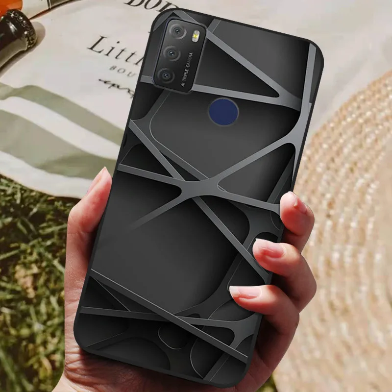 For TCL 20Y 20E 6125F Case Silicone Soft TPU Phone Cover for TCL 20Y 6156D Case Bumper for TCL20Y TCL20E Flower Animals Coques