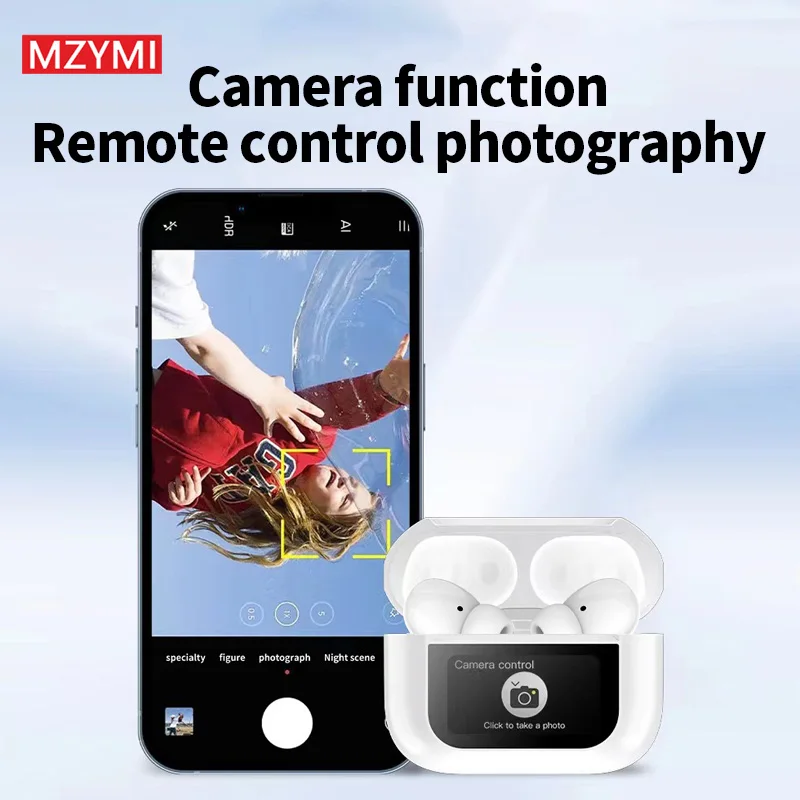

MZYMI A8 Pro Wireless Bluetooth Headphones Noise Cancelling Headphones TWS Sports Earbuds Touch Screen Control Gaming Headset