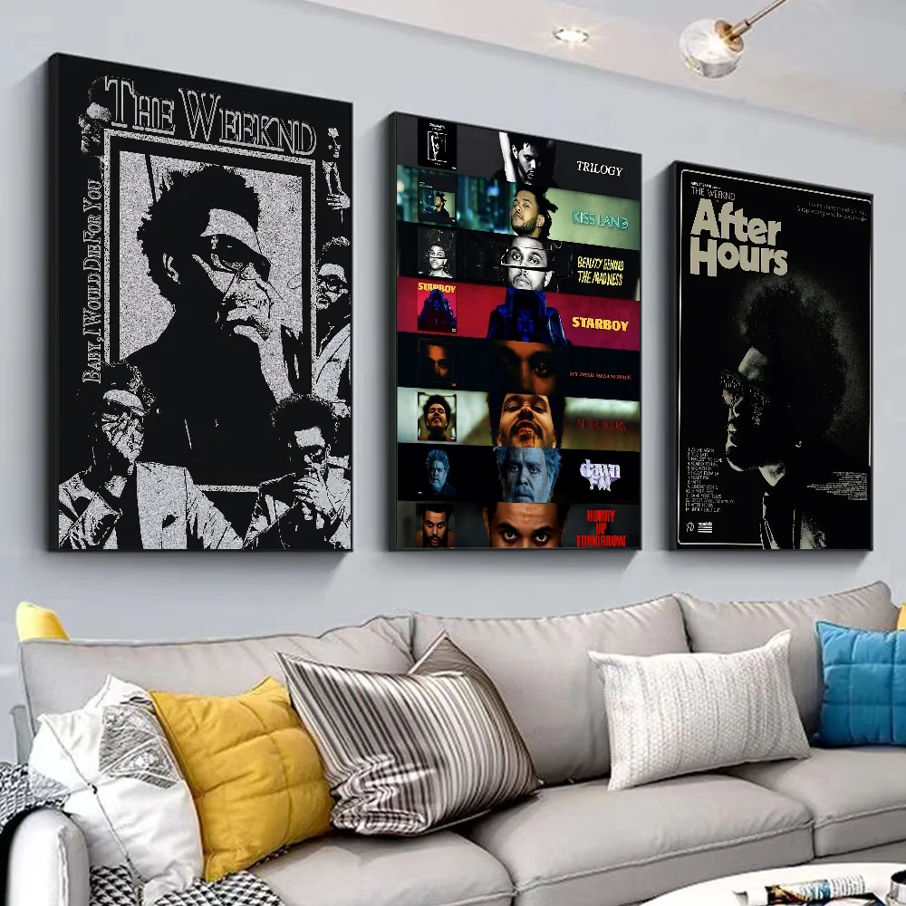 

The Weeknd Poster DIY Poster Kraft Paper Vintage Poster Wall Art Painting Study Stickers Big Szie Wall Painting