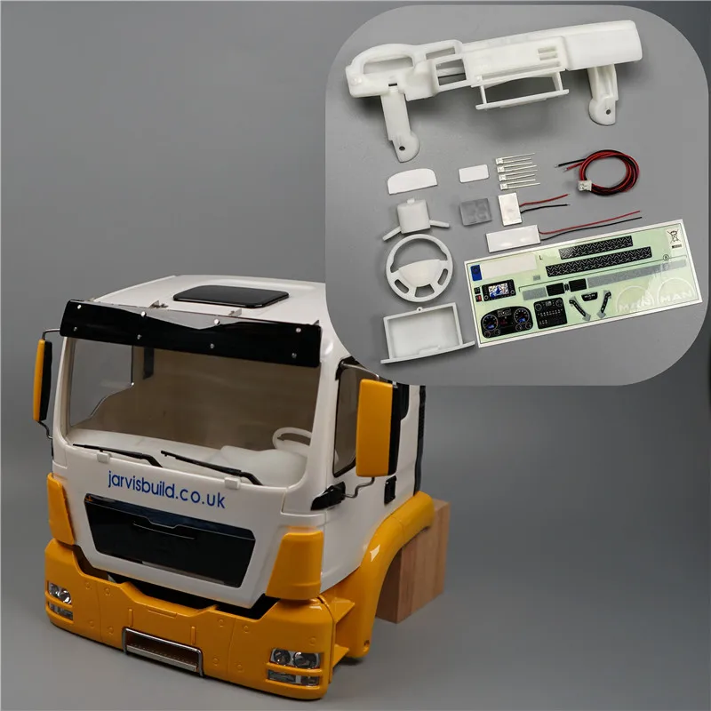 1/14 Truck LESU MAN TGS Cab Engineering Shell Interior