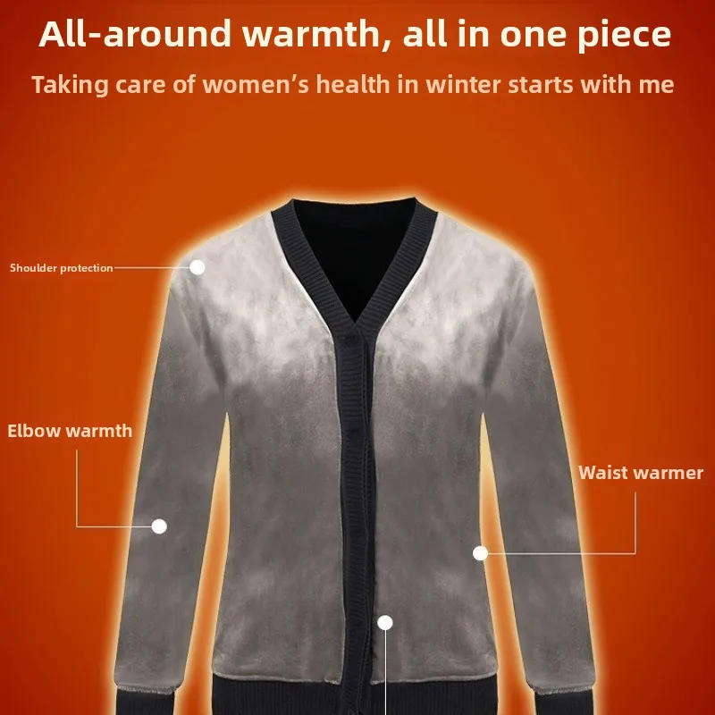 Sweater Perawat Wanita Rajutan Seragam Dokter Perawat Cardigan Luar Jaket Musim Gugur dan Musim Dingin Overall Lengan Panjang Perawat