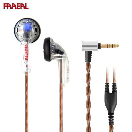 Imagen 2 del producto FAAEAL Auriculares de cabeza plana de romero 3,5 mm estándar/4,4 mm 2,5 mm TRRS auriculares equilibrados 150 ohmios auriculares de música de graves HiFi auriculares
