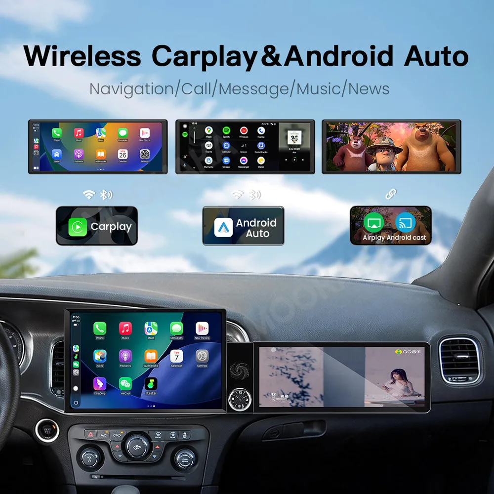 Android Radio For Dodge Charger Challenger 2011-2014 Screen GPS Multimedia Navigation Car Stereo Receiver player IPS Head Unit
