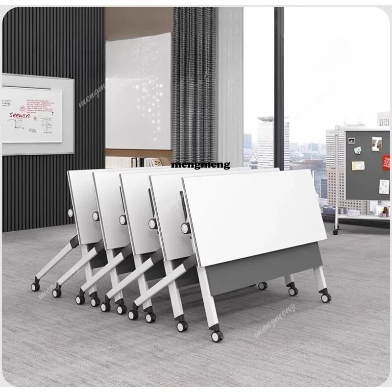 r134 Folding training Mobile long table Combination replica training Multifunctional conference strip tables and chairs