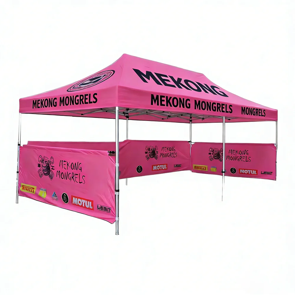 CustomizableInstant Setup Custom Print Canopy Tent Exposure Advertising Promotional PopUp Outdoor Event Tent Festival Market Sta